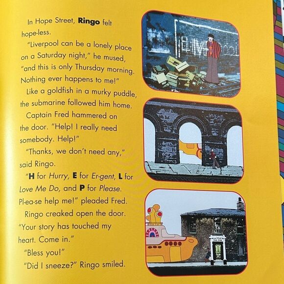 The Beatles Yellow Submarine Book - Picture 8 of 17